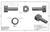 12 Gauge EZ-FLO Surface Mount Needle, .350 Long