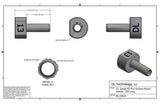 13 Gauge EZ-FLO Surface Mount Needle, .250 Long