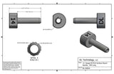 14 Gauge EZ-FLO Surface Mount Needle, .350 Long