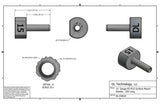 15 Gauge EZ-FLO Surface Mount Needle, .250 Long
