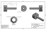 15 Gauge EZ-FLO Surface Mount Needle, .350 Long