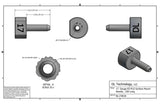 17 Gauge EZ-FLO Surface Mount Needle, .250 Long