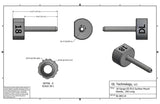 18 Gauge EZ-FLO Surface Mount Needle, .350 Long