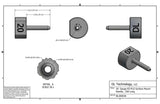 20 Gauge EZ-FLO Surface Mount Needle, .250 Long