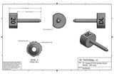 20 Gauge EZ-FLO Surface Mount Needle, .350 Long