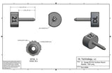 21 Gauge EZ-FLO Surface Mount Needle, .250 Long