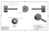 21 Gauge EZ-FLO Surface Mount Needle, .350 Long