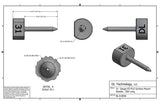 31 Gauge EZ-FLO Surface Mount Needle, .350 Long