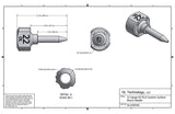 22 Gauge EZ-FLO Ceramic Surface Mount Needle