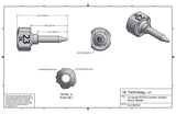 23 Gauge EZ-FLO Ceramic Surface Mount Needle