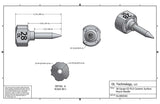 28 Gauge EZ-FLO Ceramic Surface Mount Needle