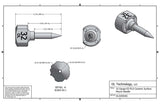 32 Gauge EZ-FLO Ceramic Surface Mount Needle